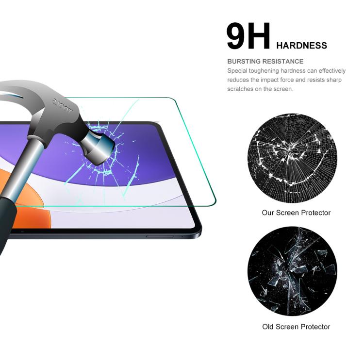 For Xiaomi Pad 7S Pro 12.5 ENKAY Hat-Prince 0.33mm Explosion-proof Tempered Glass Film