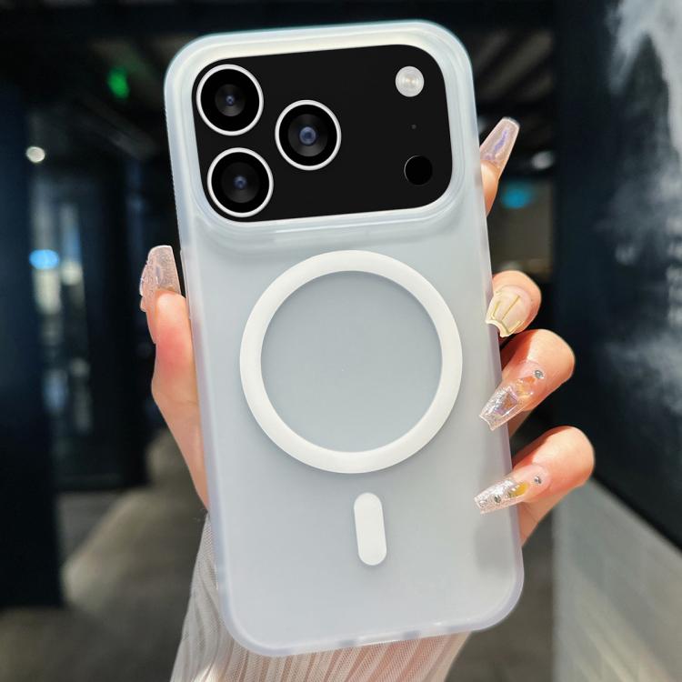 For iPhone 17 Pro Transparent TPU Hybrid PC Magsafe Phone Case