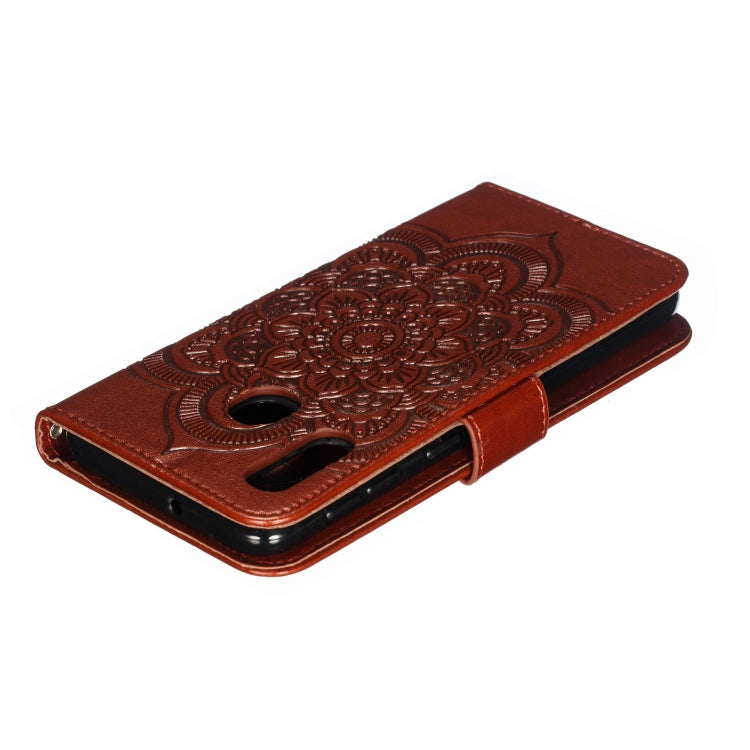 Mandala Embossing Pattern Horizontal Flip Leather Case for Galaxy A20e, with Holder & Card Slots & Wallet & Photo Frame &  Lanyard