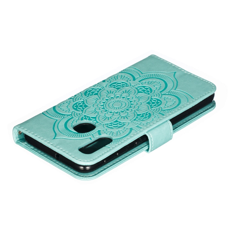 Mandala Embossing Pattern Horizontal Flip Leather Case for Galaxy A20e, with Holder & Card Slots & Wallet & Photo Frame &  Lanyard