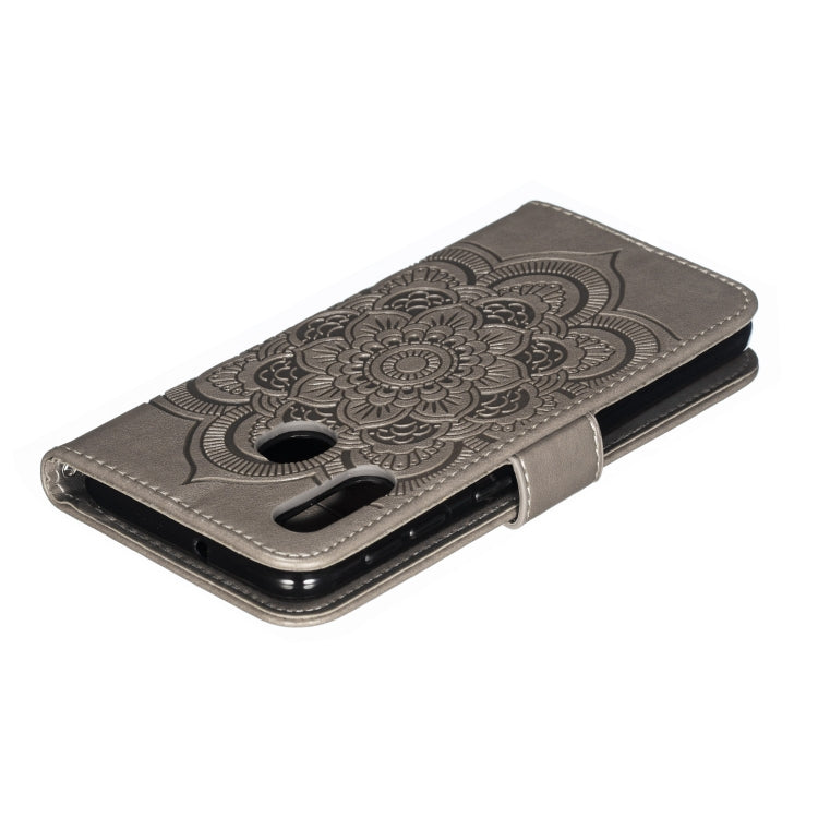 Mandala Embossing Pattern Horizontal Flip Leather Case for Galaxy A20e, with Holder & Card Slots & Wallet & Photo Frame &  Lanyard