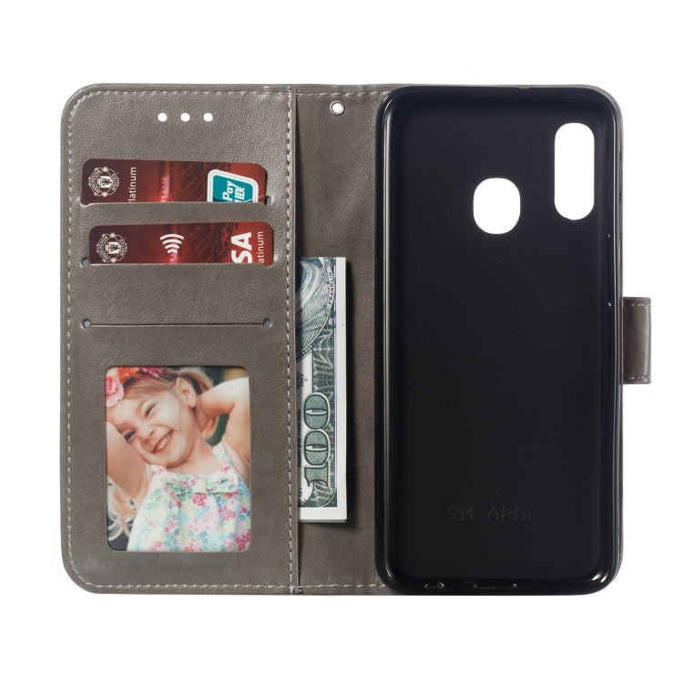 Mandala Embossing Pattern Horizontal Flip Leather Case for Galaxy A20e, with Holder & Card Slots & Wallet & Photo Frame &  Lanyard