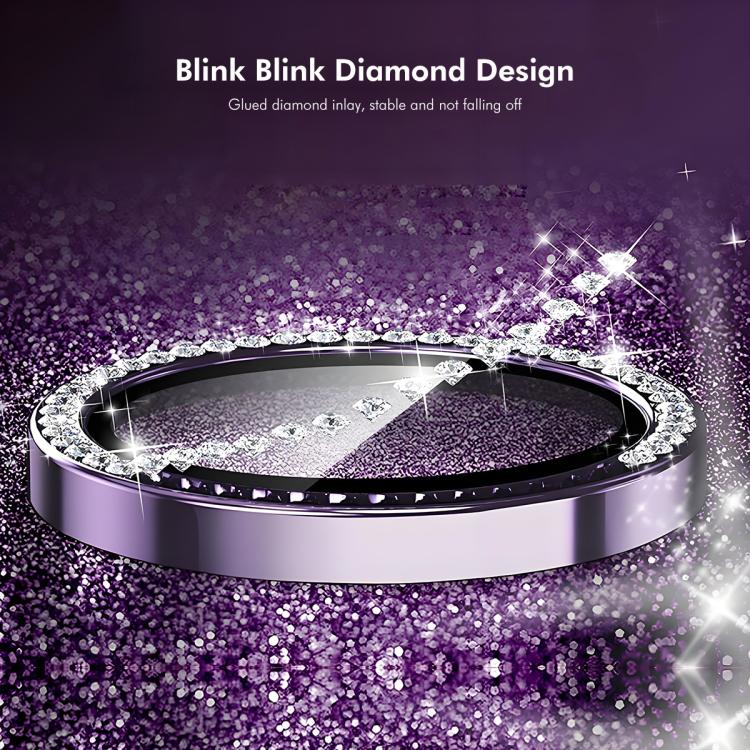 For iPhone 17 Pro / 17 Pro Max ENKAY AR Anti-reflection Individual Diamond Ring Camera Lens Glass Full Film
