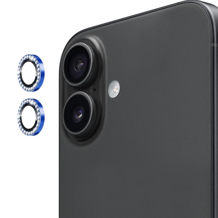 For iPhone 17 ENKAY AR Anti-reflection Individual Diamond Ring Camera Lens Glass Full Film