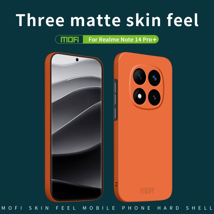 For Xiaomi Redmi Note 14 Pro+ 5G MOFI Qin Series Skin Feel All-inclusive PC Phone Case