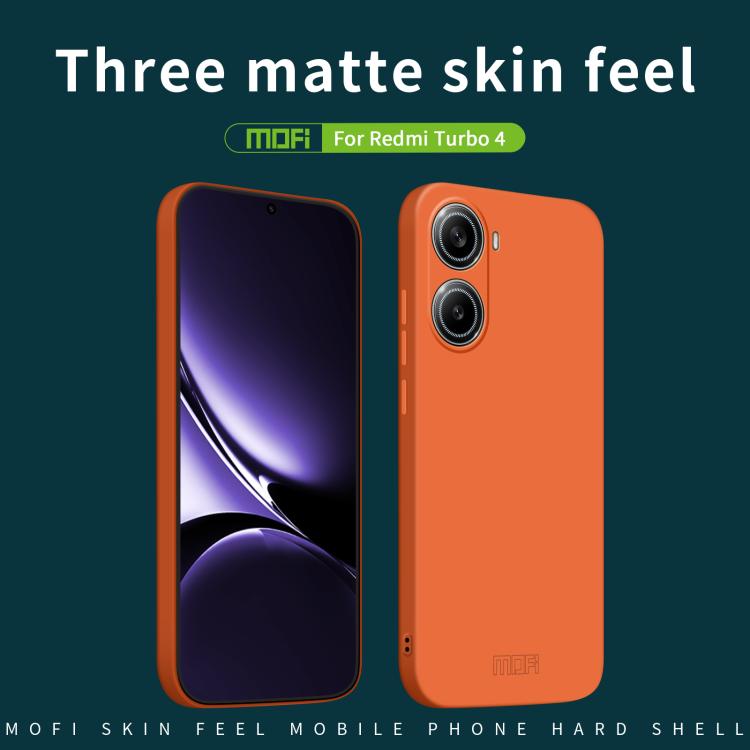 For Redmi Turbo 4 / Poco X7 Pro MOFI Qin Series Skin Feel All-inclusive PC Phone Case