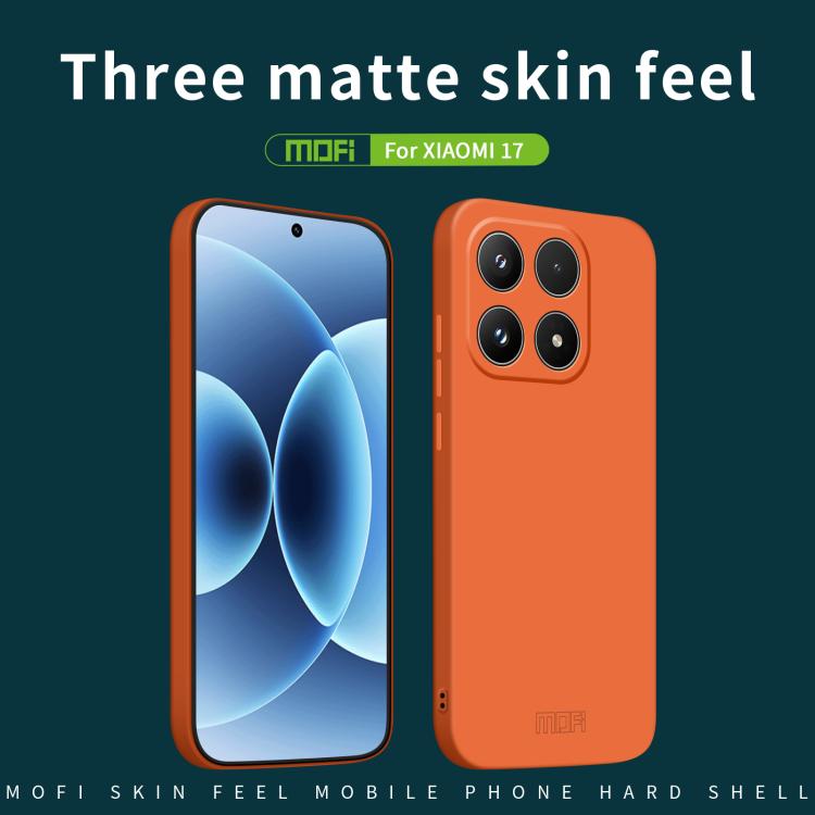 For Xiaomi 17 MOFI Qin Series Skin Feel All-inclusive PC Phone Case
