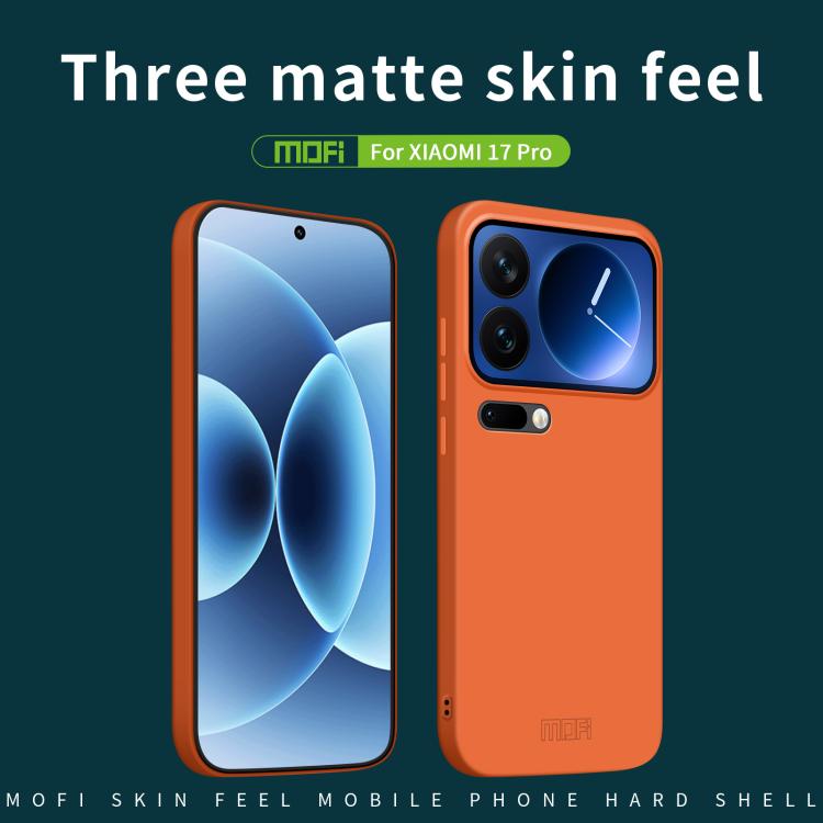 For Xiaomi 17 Pro MOFI Qin Series Skin Feel All-inclusive PC Phone Case