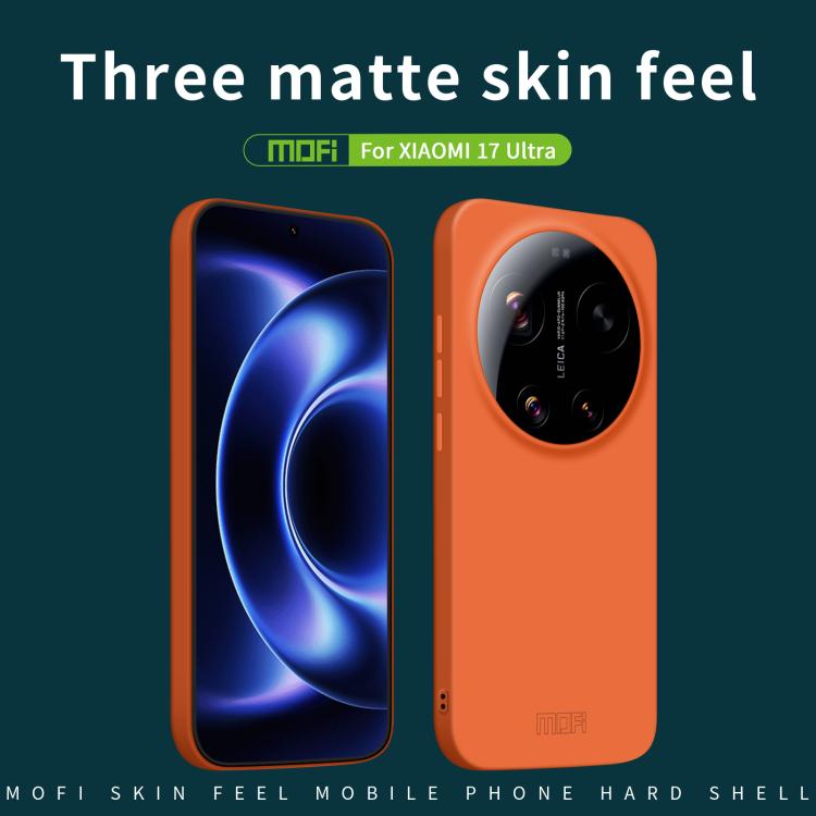 For Xiaomi 17 Ultra MOFI Qin Series Skin Feel All-inclusive PC Phone Case
