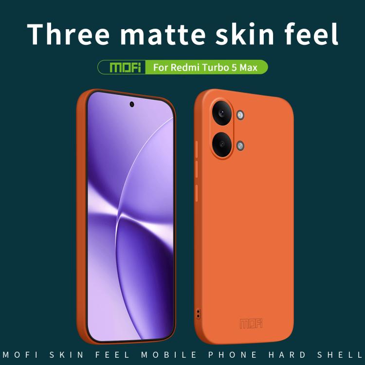 For Redmi Turbo 5 Max / Poco X8 Pro Max 5G MOFI Qin Series Skin Feel All-inclusive PC Phone Case