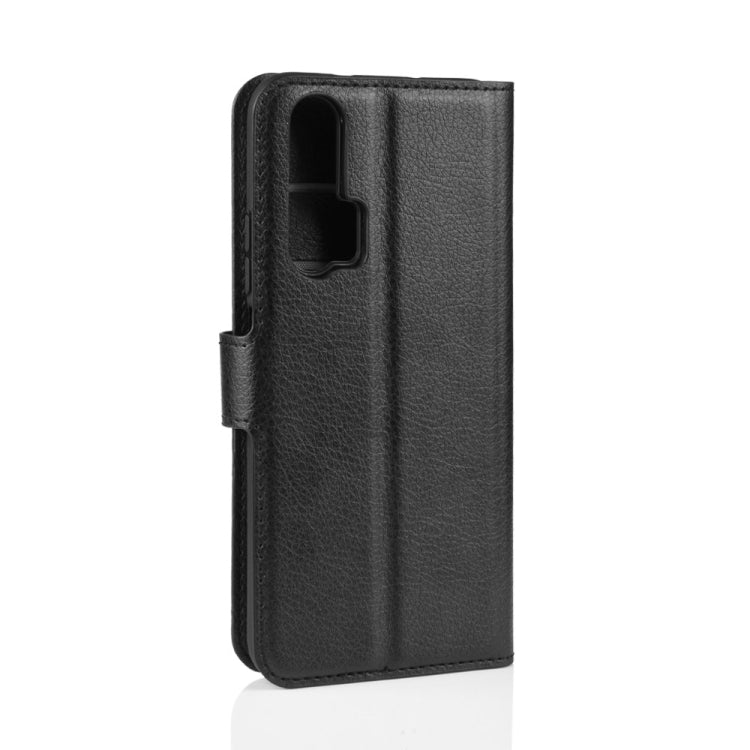 Litchi Texture Horizontal Flip Leather Case for Huawei Honor 20 Pro, with Wallet & Holder & Card Slots