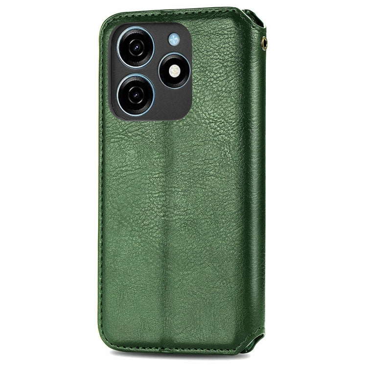 For Xiaomi Redmi Note 12 Pro 5G Cubic Grid Pressed Magnetic Leather Phone Case