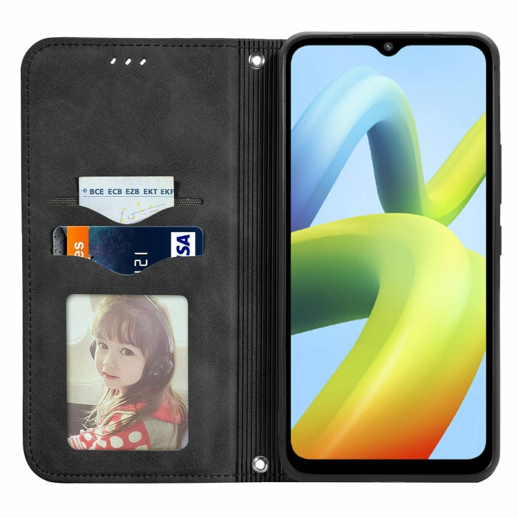 For Xiaomi Redmi A1+ Retro Skin Feel Magnetic Flip Leather Phone Case