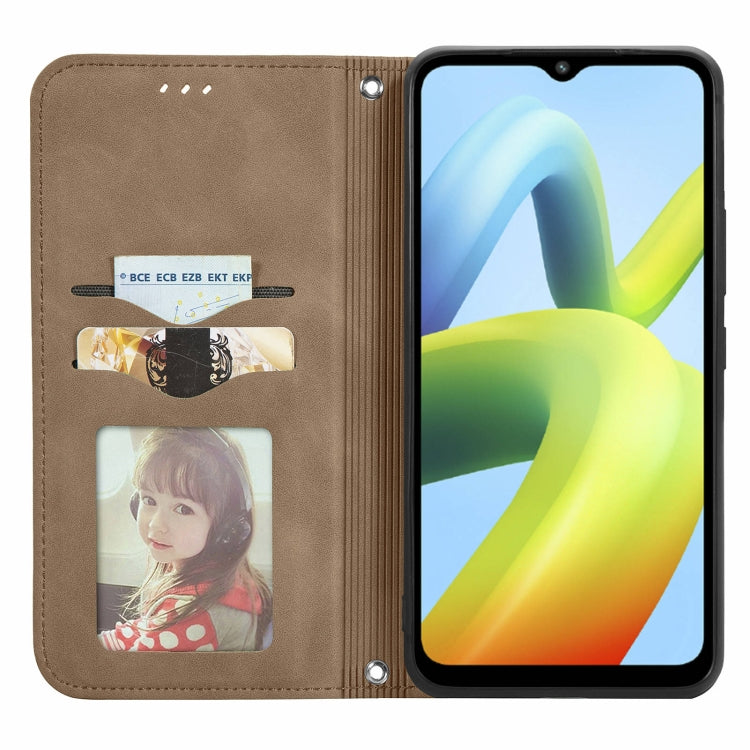 For Xiaomi Redmi A1+ Retro Skin Feel Magnetic Flip Leather Phone Case