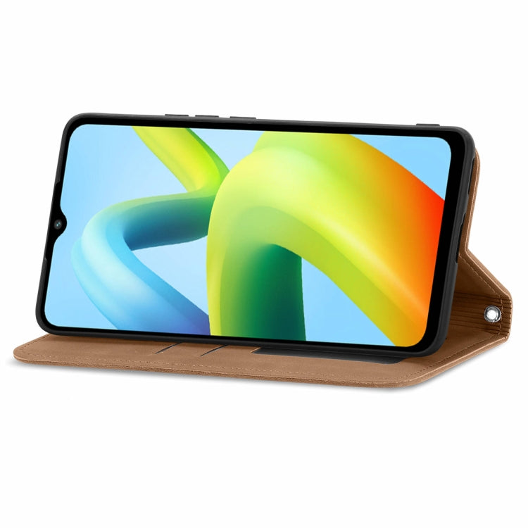 For Xiaomi Redmi A1+ Retro Skin Feel Magnetic Flip Leather Phone Case