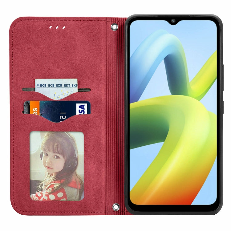 For Xiaomi Redmi A1+ Retro Skin Feel Magnetic Flip Leather Phone Case