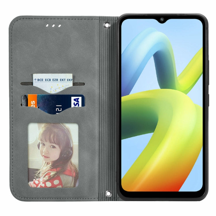 For Xiaomi Redmi A1+ Retro Skin Feel Magnetic Flip Leather Phone Case