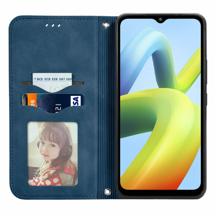 For Xiaomi Redmi A1+ Retro Skin Feel Magnetic Flip Leather Phone Case