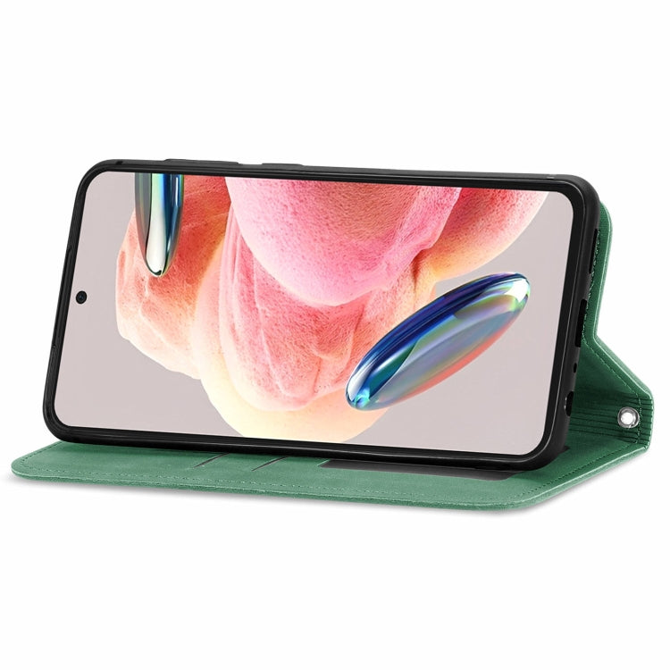 For Xiaomi Redmi Note 12 4G Retro Skin Feel Magnetic Flip Leather Phone Case