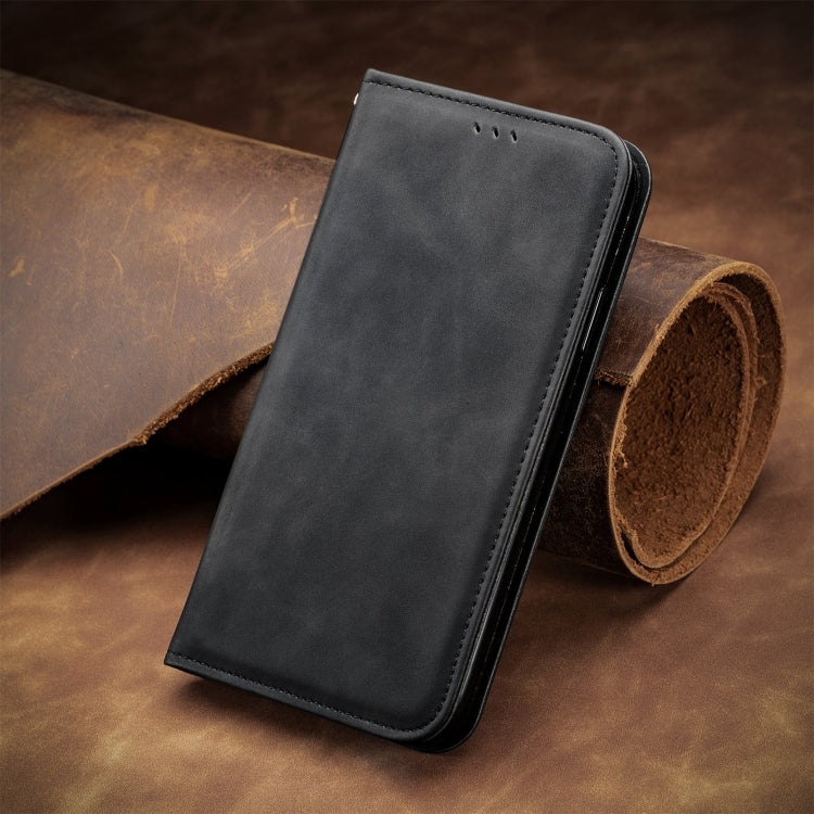 For Xiaomi Redmi Note 12 4G Retro Skin Feel Magnetic Flip Leather Phone Case