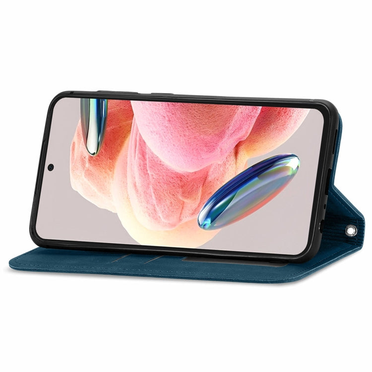 For Xiaomi Redmi Note 12 4G Retro Skin Feel Magnetic Flip Leather Phone Case