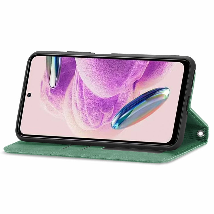 For Xiaomi Redmi Note 12S Retro Skin Feel Magnetic Flip Leather Phone Case