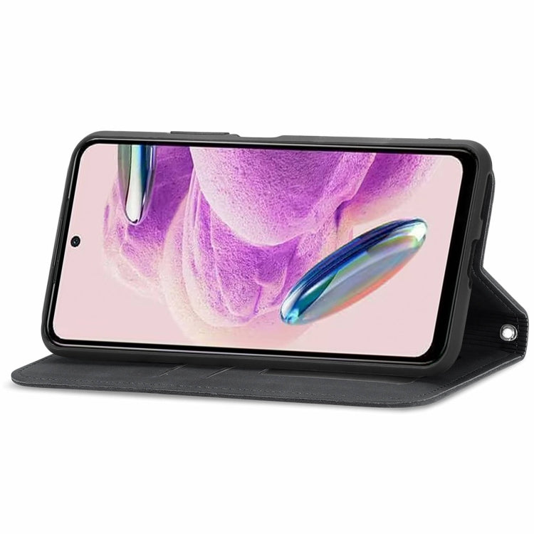 For Xiaomi Redmi Note 12S Retro Skin Feel Magnetic Flip Leather Phone Case