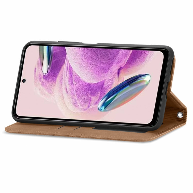 For Xiaomi Redmi Note 12S Retro Skin Feel Magnetic Flip Leather Phone Case
