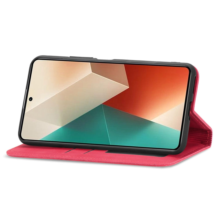 For Xiaomi Redmi Note 13 4G Retro Skin Feel Magnetic Flip Leather Phone Case