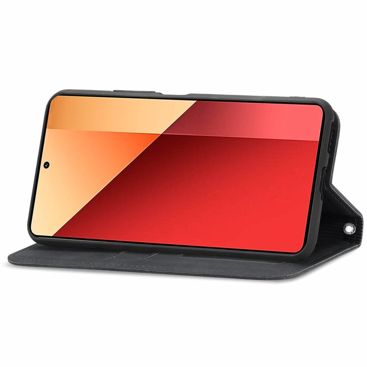 For Xiaomi Redmi Note 13 Pro 4G Retro Skin Feel Magnetic Flip Leather Phone Case