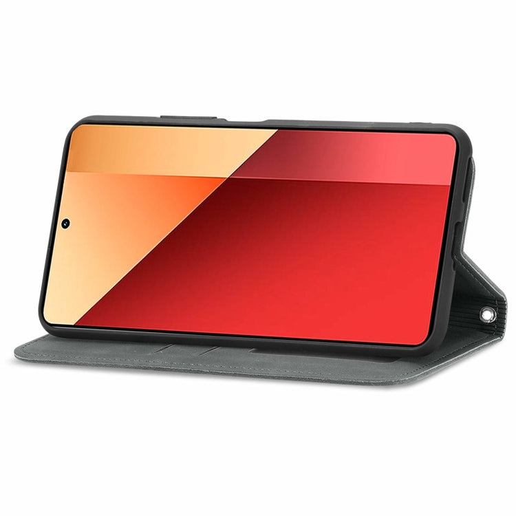 For Xiaomi Redmi Note 13 Pro 4G Retro Skin Feel Magnetic Flip Leather Phone Case