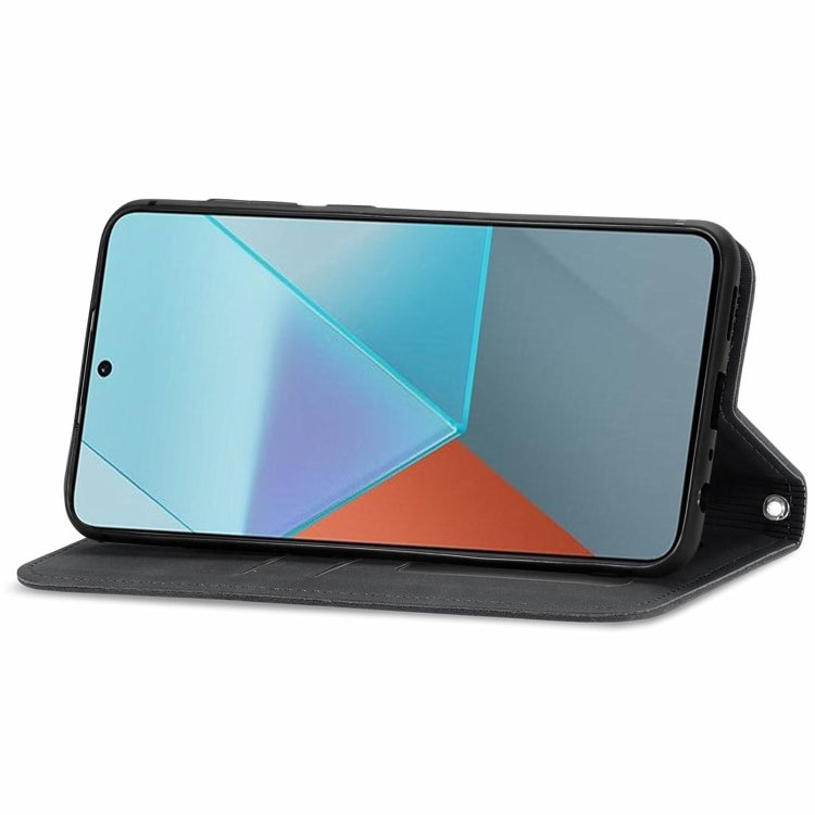 For Xiaomi Redmi Note 13 Pro 5G Retro Skin Feel Magnetic Flip Leather Phone Case