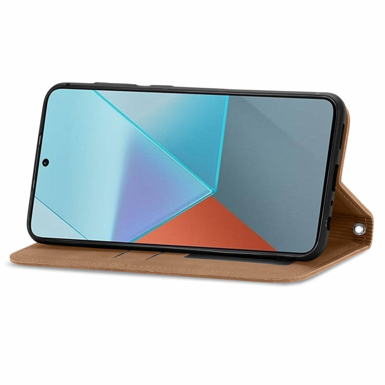 For Xiaomi Redmi Note 13 Pro 5G Retro Skin Feel Magnetic Flip Leather Phone Case
