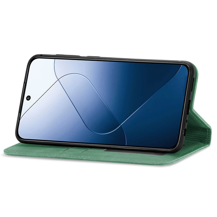 For Xiaomi 14 Retro Skin Feel Magnetic Flip Leather Phone Case