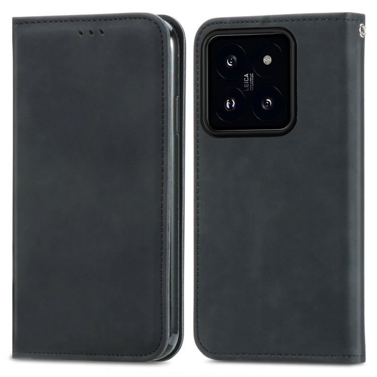 For Xiaomi 14 Retro Skin Feel Magnetic Flip Leather Phone Case