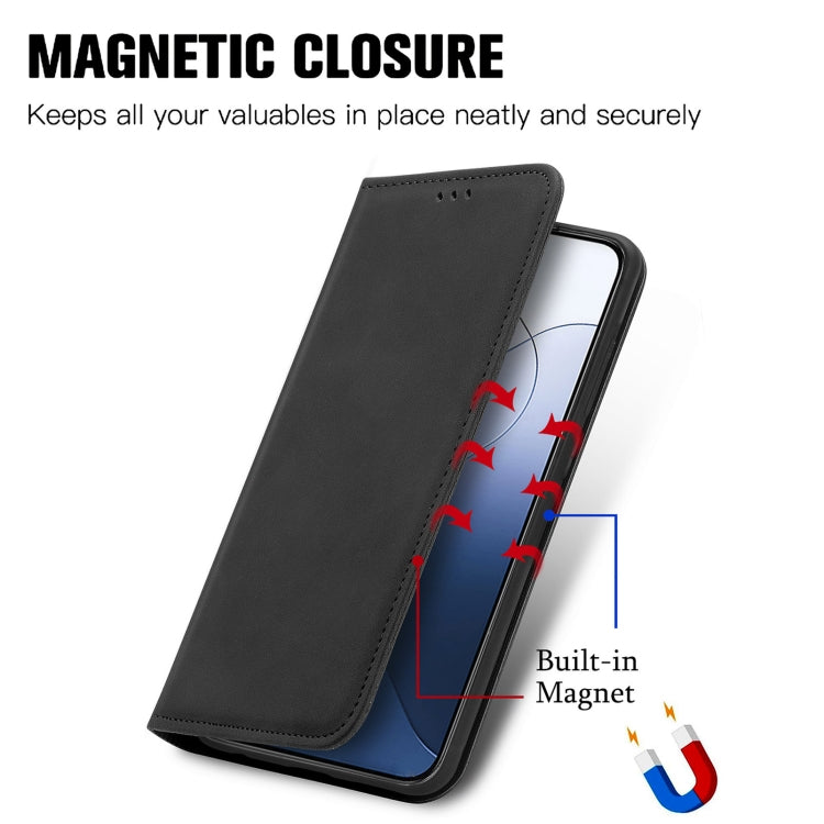 For Xiaomi 14 Retro Skin Feel Magnetic Flip Leather Phone Case