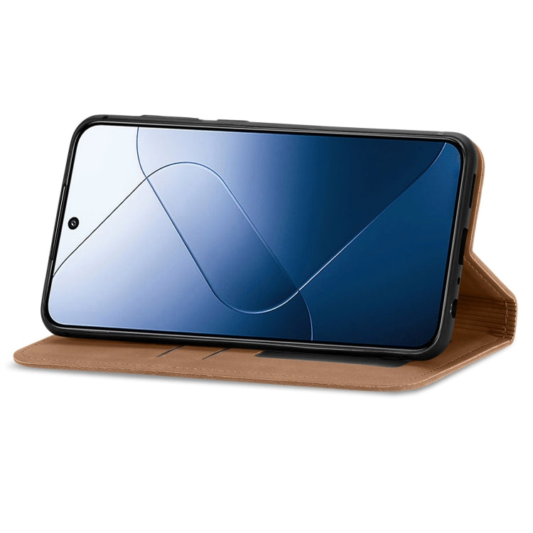 For Xiaomi 14 Retro Skin Feel Magnetic Flip Leather Phone Case