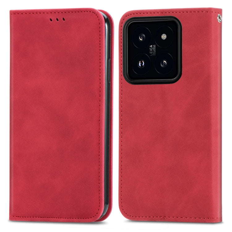 For Xiaomi 14 Retro Skin Feel Magnetic Flip Leather Phone Case
