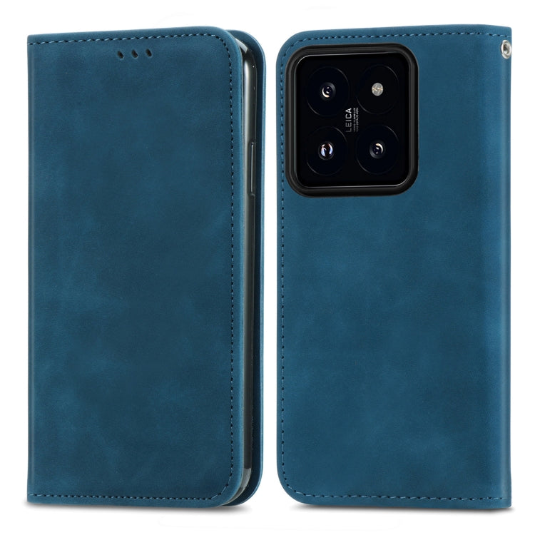 For Xiaomi 14 Retro Skin Feel Magnetic Flip Leather Phone Case