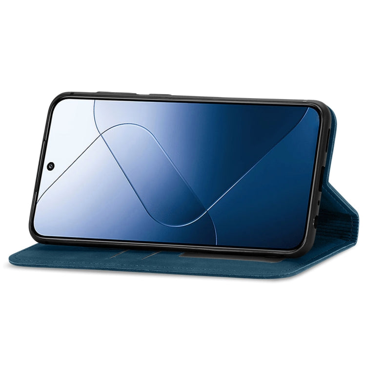 For Xiaomi 14 Retro Skin Feel Magnetic Flip Leather Phone Case