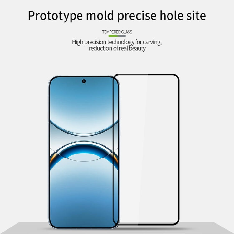 For OPPO Find X8 MOFI 9H 2.5D Full Screen Tempered Glass Film - Black