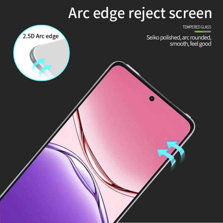 For OPPO A5 Pro 4G / 5G Global MOFI 9H 2.5D Full Screen Tempered Glass Film - Black