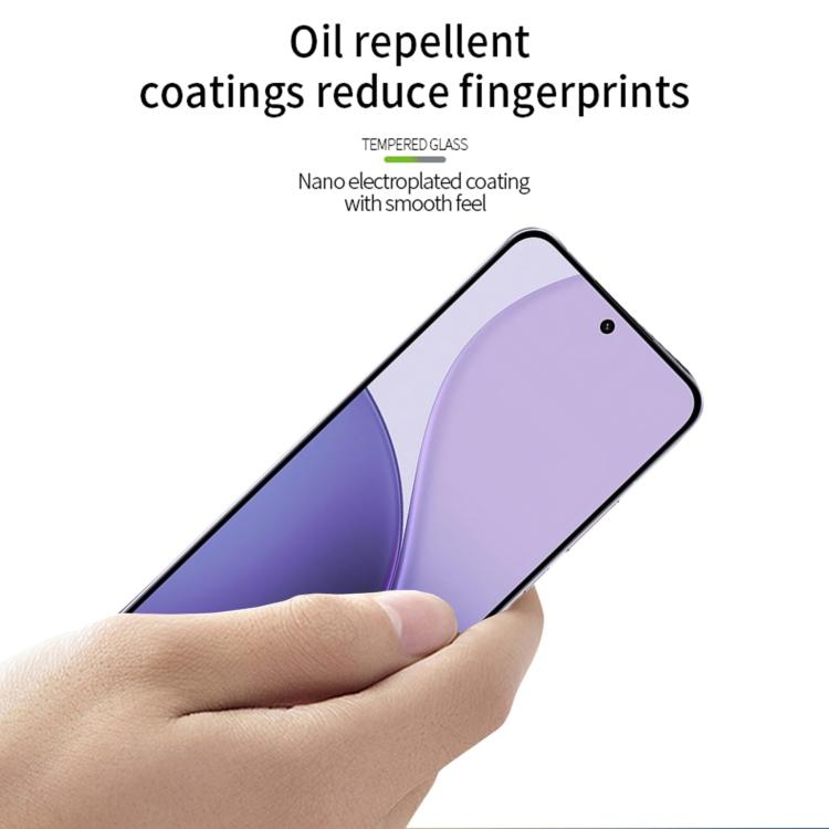 For OPPO Reno14 Pro MOFI 9H 2.5D Full Screen Tempered Glass Film - Black