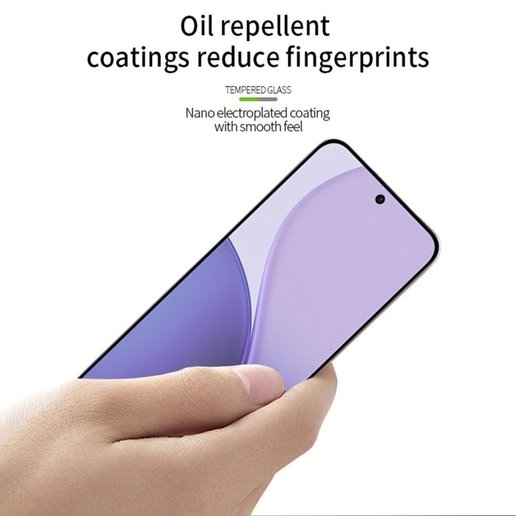 For OPPO Reno14 F MOFI 9H 2.5D Full Screen Tempered Glass Film - Black