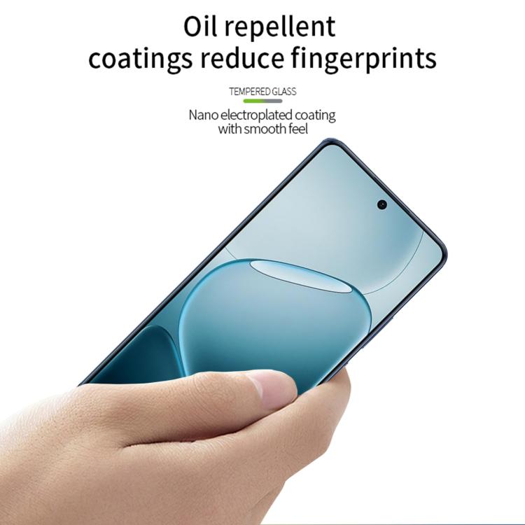 For OPPO A6 GT / A6 Max MOFI 9H 2.5D Full Screen Tempered Glass Film - Black