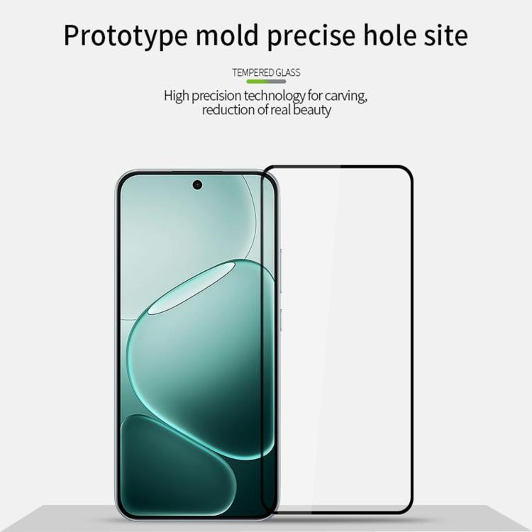 For OPPO A6 Pro MOFI 9H 2.5D Full Screen Tempered Glass Film - Black