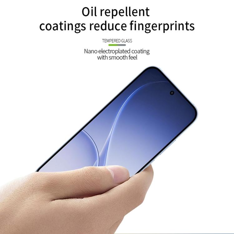 For OPPO Reno15 Global MOFI 9H 2.5D Full Screen Tempered Glass Film - Black