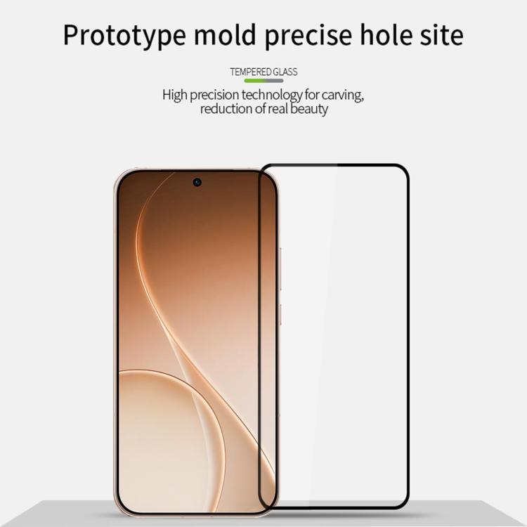 For OPPO Reno15 Pro Global MOFI 9H 2.5D Full Screen Tempered Glass Film - Black