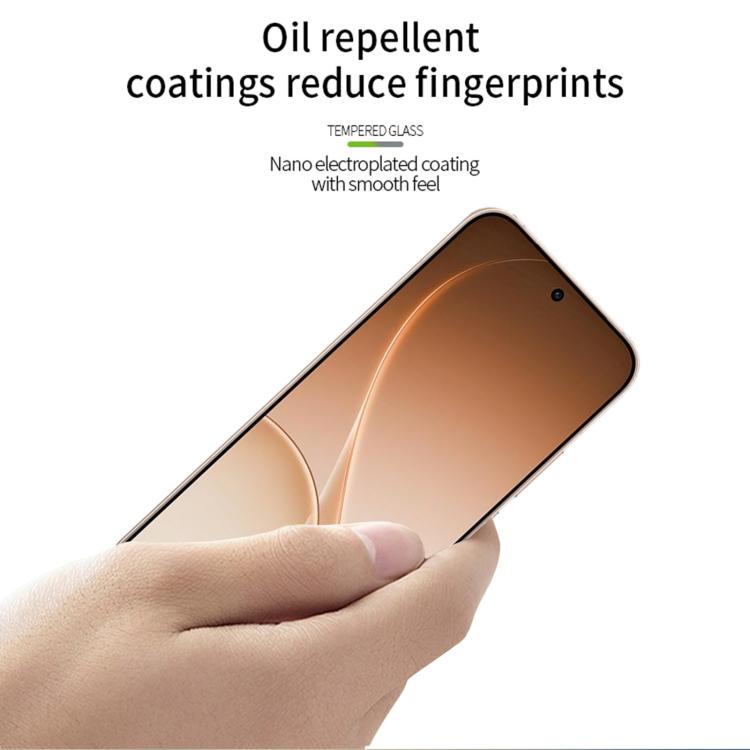 For OPPO Reno15 Pro Max Global MOFI 9H 2.5D Full Screen Tempered Glass Film - Black