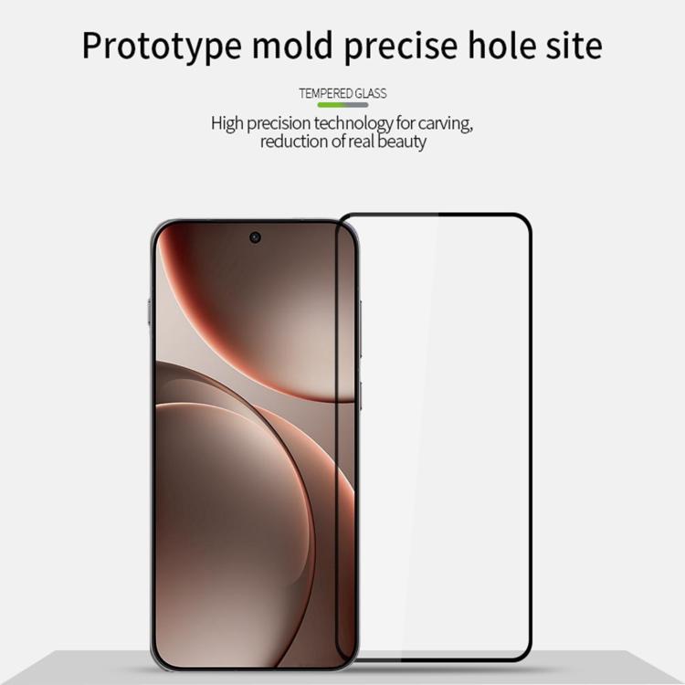 For OPPO Find X9 / Honor Magic8 Unlock MOFI 9H 2.5D Full Screen Tempered Glass Film - Black